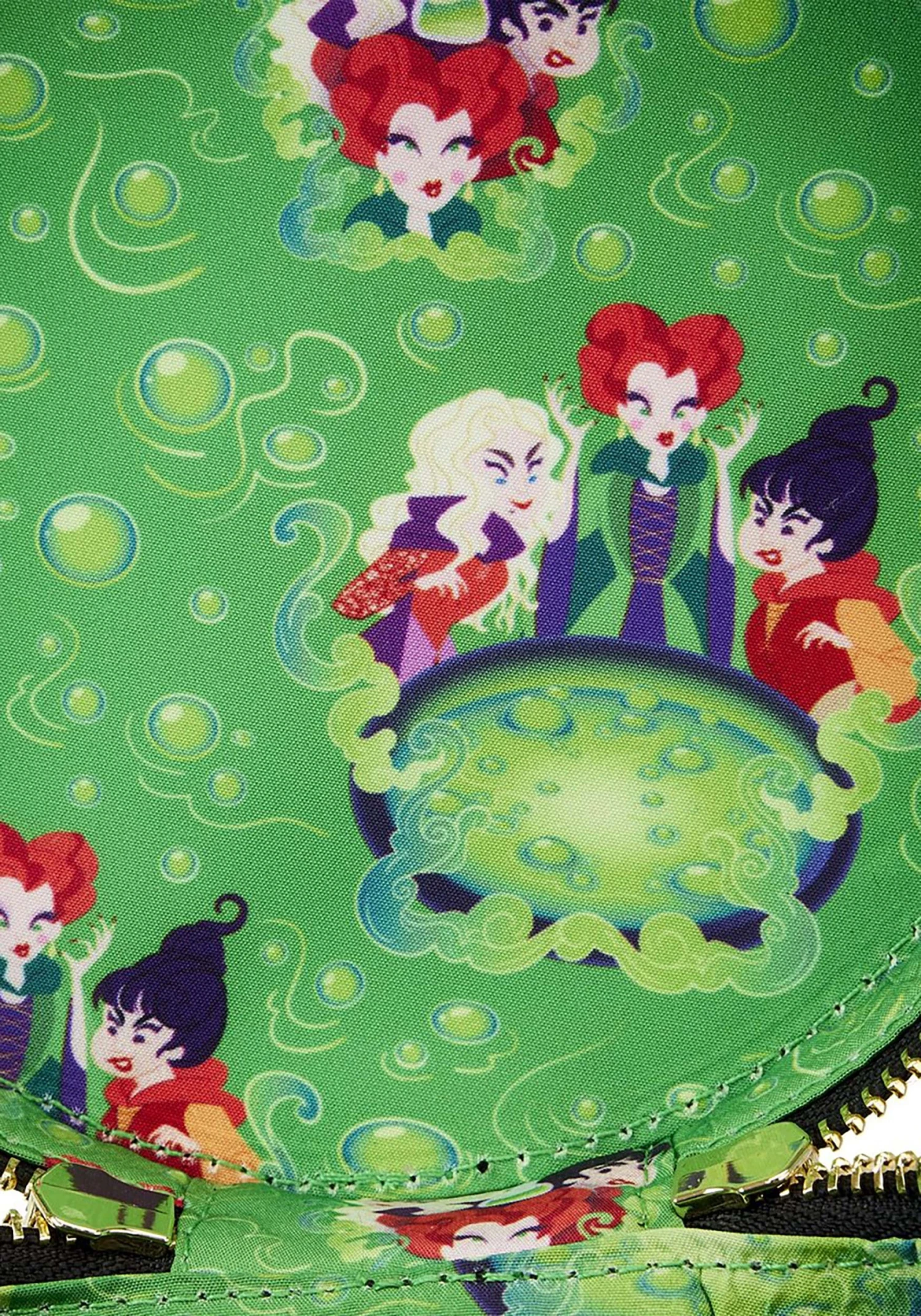 Disney Hocus Pocus Winifred Cauldron Loungefly Crossbody Bag 9 Disney Hocus Pocus Winifred Cauldron Loungefly Crossbody Bag - Image 7