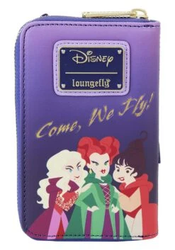 Disney Hocus Pocus Sanderson Sisters House Glow Zip Around Loungefly Wallet -Halloween Costumes loungefly hocus pocus sanderson sisters house wallet alt 3