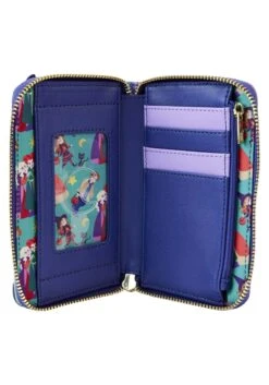 Disney Hocus Pocus Sanderson Sisters House Glow Zip Around Loungefly Wallet -Halloween Costumes loungefly hocus pocus sanderson sisters house wallet alt 4