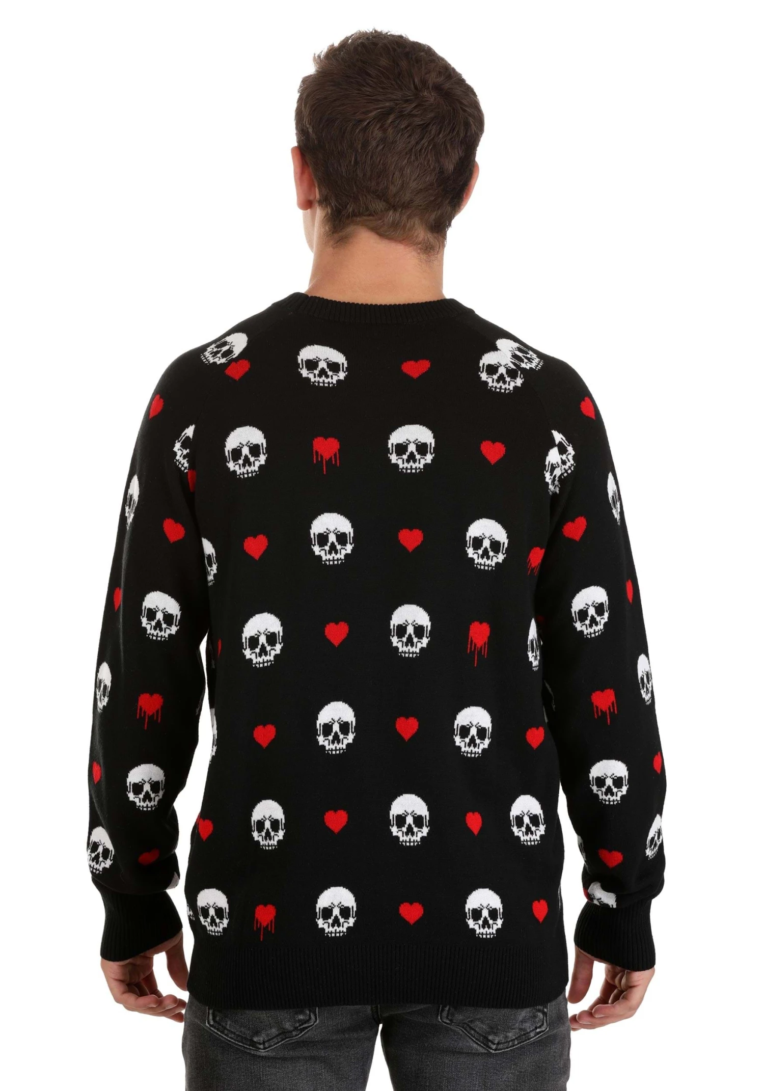 Love Is Dead Valentine's Day Sweater For Adults 10 Love Is Dead Valentine's Day Sweater For Adults - Image 8
