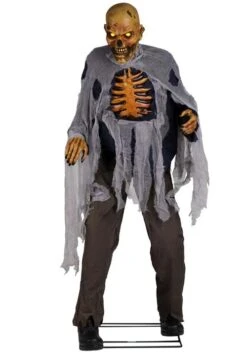 5.9FT Lumbering Zombie Animatronic Halloween Decoration 13 5.9FT Lumbering Zombie Animatronic Halloween Decoration -Halloween Costumes lumbering zombie alt 5