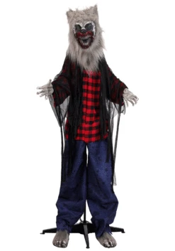 5FT Lycan Lucian Animatronic Werewolf Decoration - Scream Saver -Halloween Costumes lycan lucian animatronic werewolf decoration alt 3
