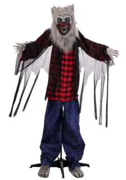 5FT Lycan Lucian Animatronic Werewolf Decoration - Scream Saver -Halloween Costumes lycan lucian animatronic werewolf decoration alt 4
