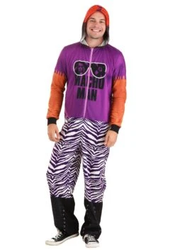 Macho Man Union Suit Onesie For Adults -Halloween Costumes macho man union suit alt 8