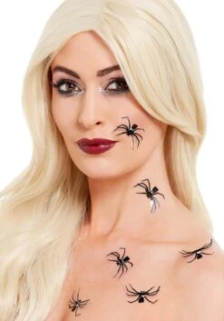 Smiffys Spider Make Up FX 3D Stickers