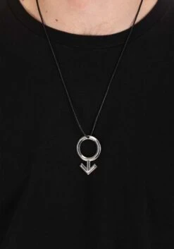 Male Gender Pendant Costume Necklace -Halloween Costumes male gender pendant costume necklace alt 1