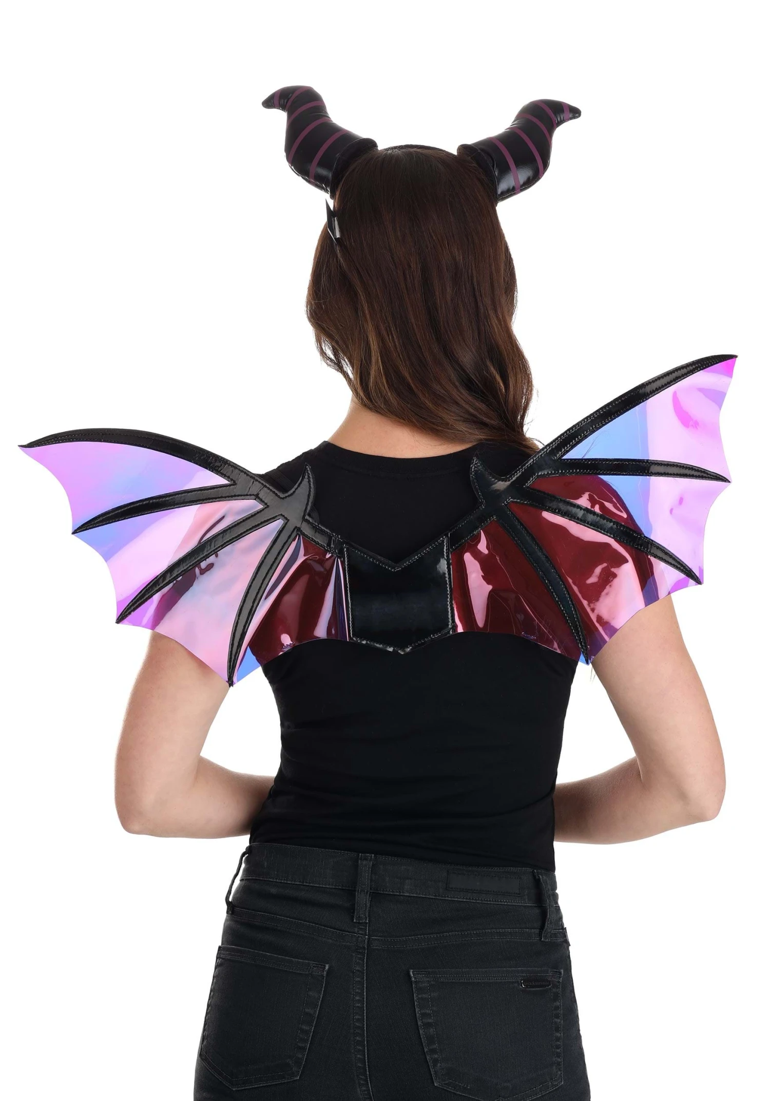 Maleficent Dragon Horns Headband & Wings Accessory Kit 4 Maleficent Dragon Horns Headband & Wings Accessory Kit - Image 2