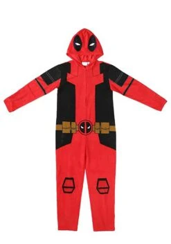 Marvel Deadpool Cosplay Adult Union Suit Costume 12 Marvel Deadpool Cosplay Adult Union Suit Costume -Halloween Costumes marvel deadpool unisex cosplay union suit alt 3