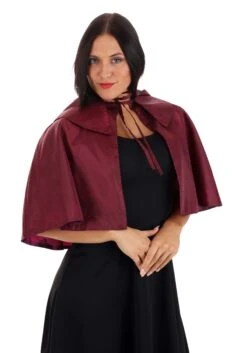 Women's Mary Sanderson Hooded Capelet 11 Women's Mary Sanderson Hooded Capelet -Halloween Costumes mary sanderson hooded capelet alt 4