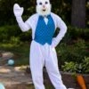 Mascot Happy Easter Bunny Costume -Halloween Costumes mascot happy easter bunny costume