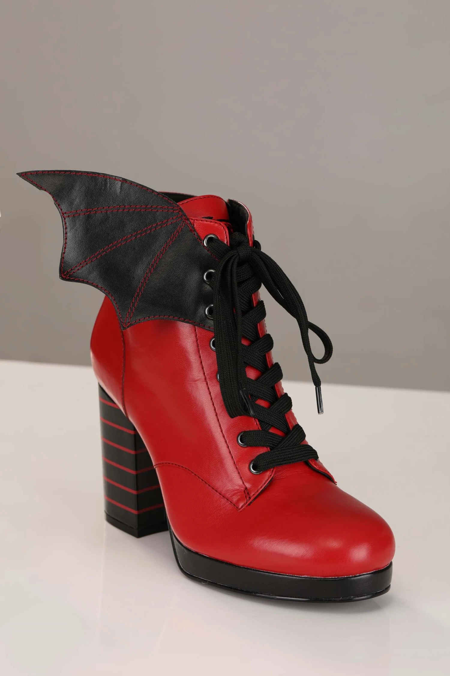 Hotel Transylvania Mavis Red Heeled Boots For Women 6 Hotel Transylvania Mavis Red Heeled Boots For Women - Image 4