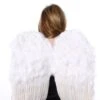 Medium White Feather Angel Wings