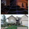 Fun World Mega Spider Web Outdoor Halloween Decoration -Halloween Costumes mega spider web