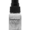 Silver Glitter Mehron Makeup Spray 1 Silver Glitter Mehron Makeup Spray -Halloween Costumes mehron silver glitter spray