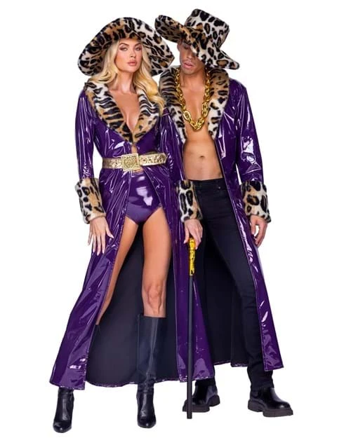 Roma 2 Piece King Pimp Costume For Men 4 Roma 2 Piece King Pimp Costume For Men - Image 2