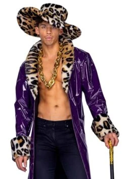 Roma 2 Piece King Pimp Costume For Men 7 Roma 2 Piece King Pimp Costume For Men -Halloween Costumes mens 2 piece king pimp costume 2