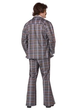 Men's 3 Piece 70's Plaid Leisure Suit Costume -Halloween Costumes mens 3 piece 70s plaid leisure suit costume alt 1