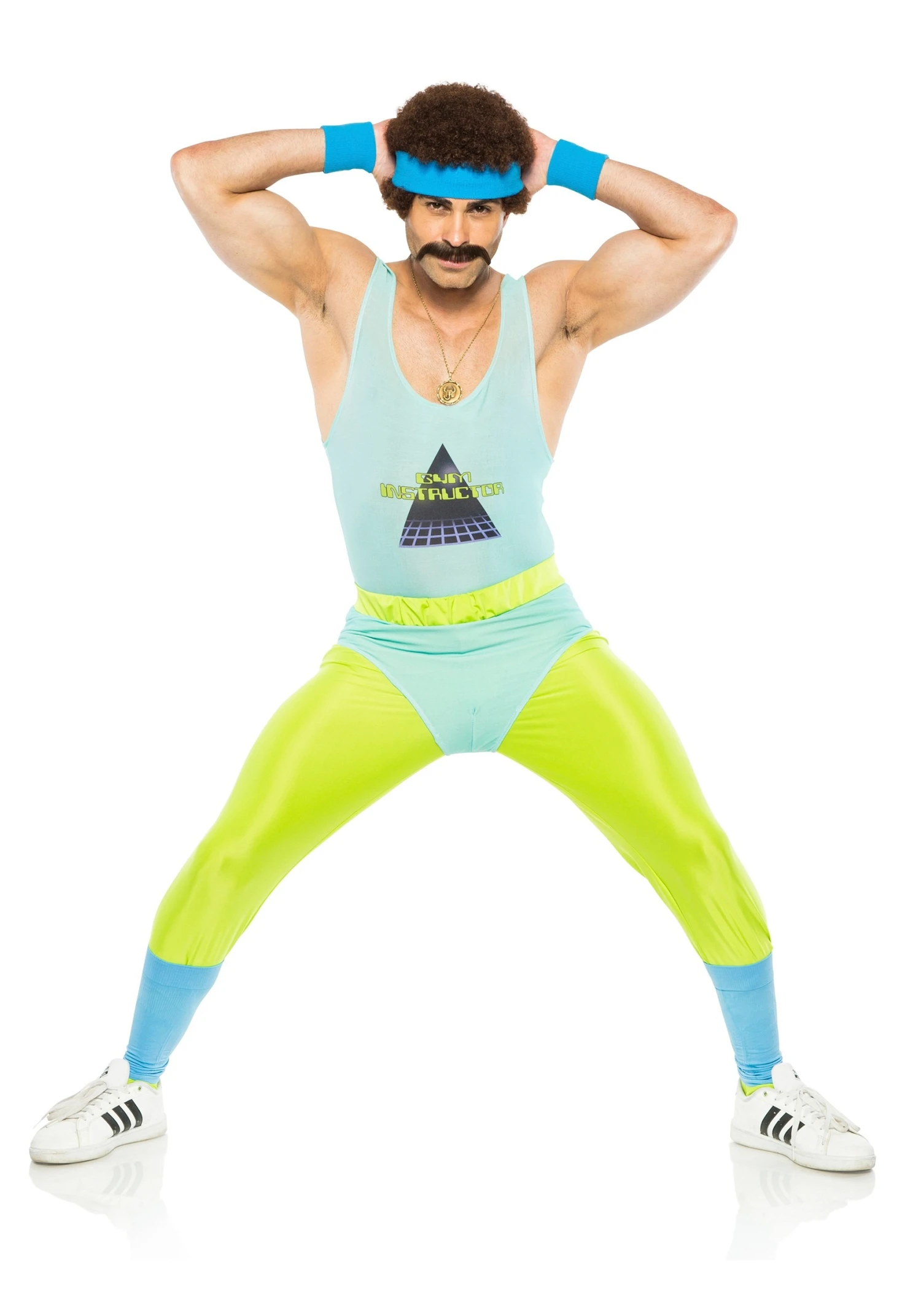 Men's 80s Gym Instructor Costume 3 Men's 80s Gym Instructor Costume