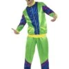 Smiffys Men's 80s Tracksuit Costume -Halloween Costumes mens 80s tracksuit costume