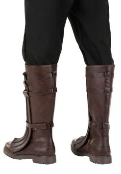 Brown Costume Boots With Straps For Men 12 Brown Costume Boots With Straps For Men -Halloween Costumes mens anakin costume boots alt 2
