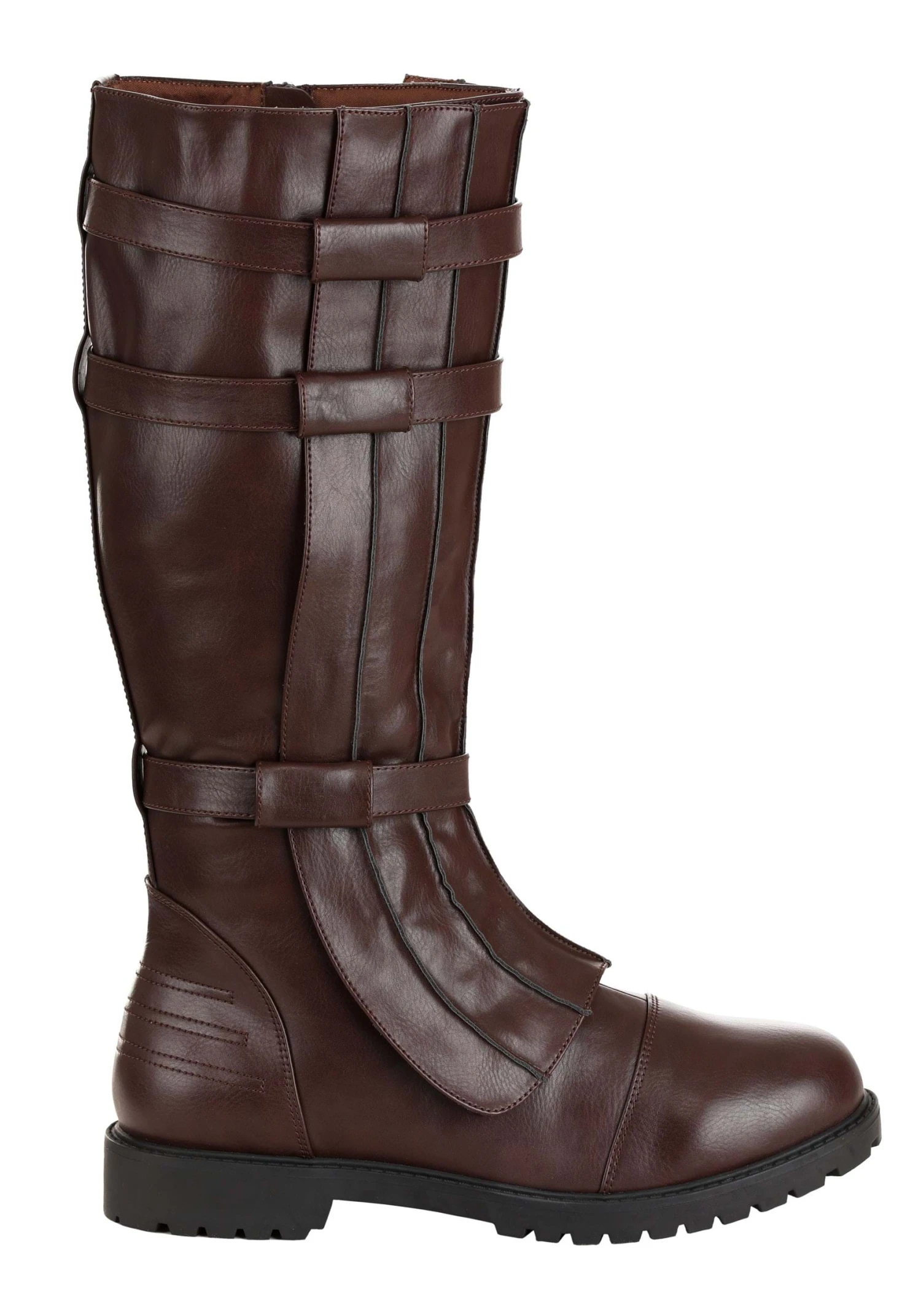 Brown Costume Boots With Straps For Men 9 Brown Costume Boots With Straps For Men - Image 7