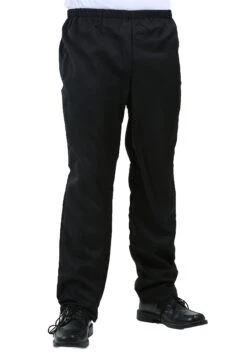 Plain Black Costume Pants For Men