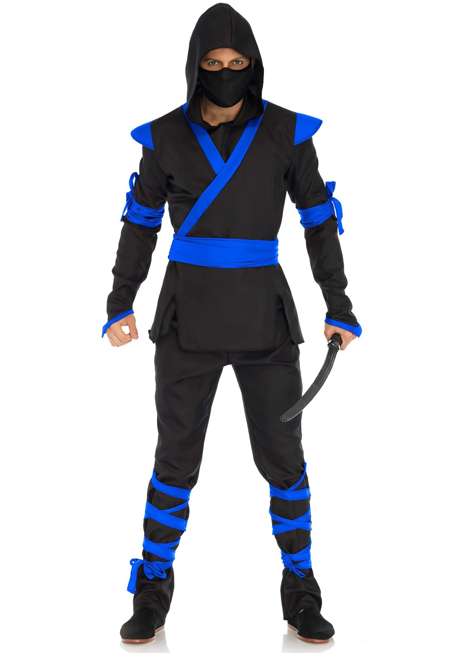 LEG AVENUE Blue Ninja Mens Costume 3 LEG AVENUE Blue Ninja Mens Costume