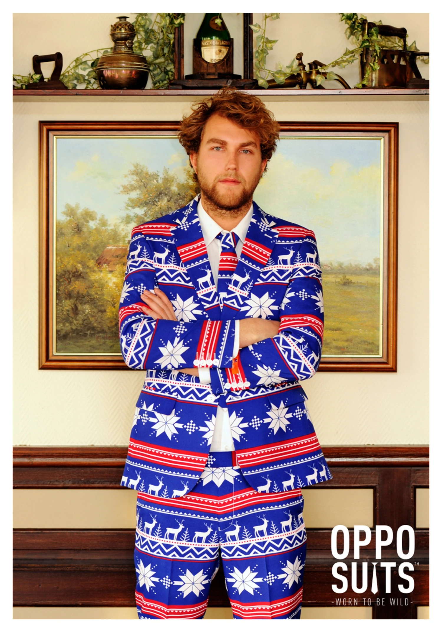 OppoSuits Ugly Christmas Sweater Suit Costume For Men 5 OppoSuits Ugly Christmas Sweater Suit Costume For Men - Image 3
