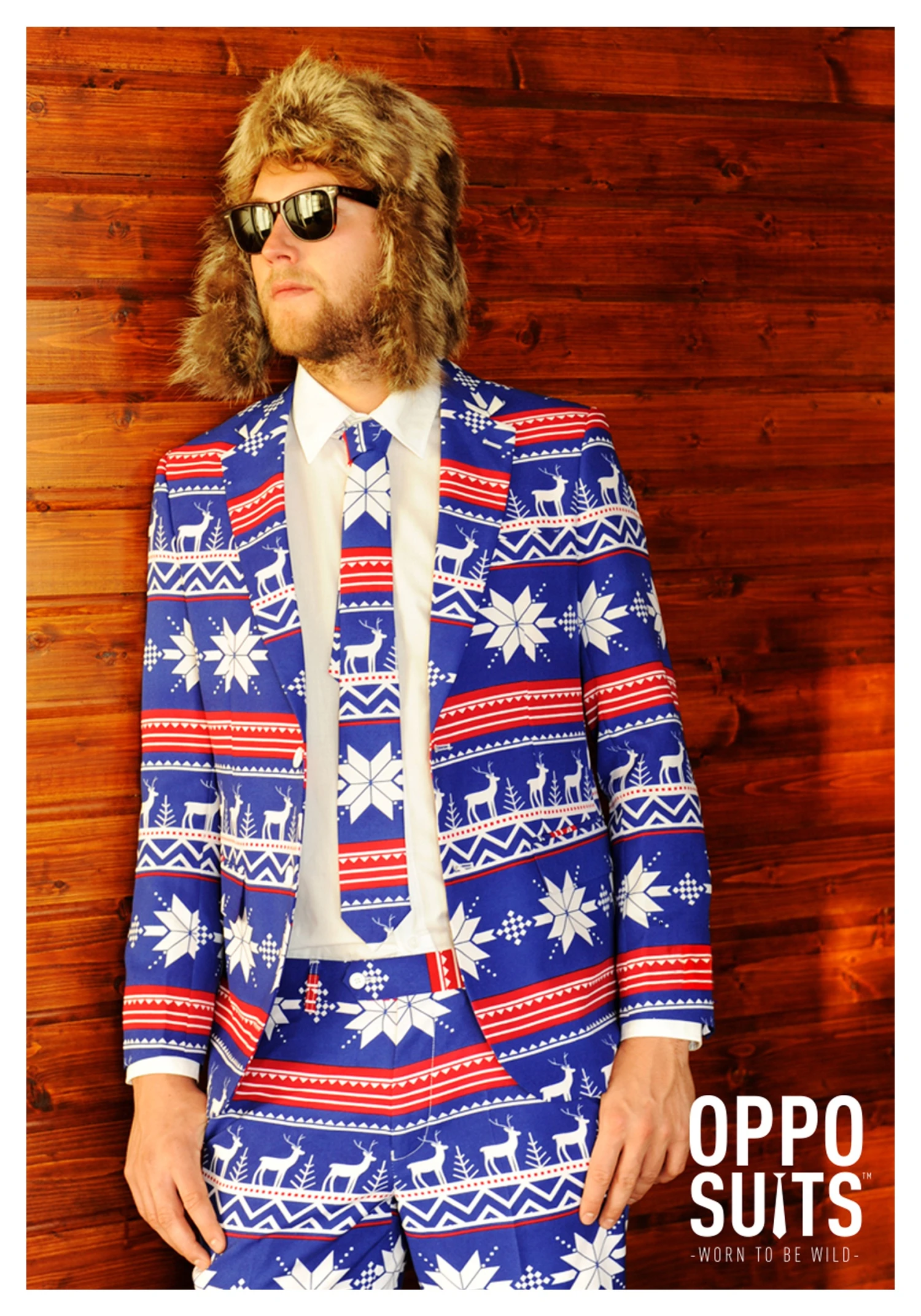 OppoSuits Ugly Christmas Sweater Suit Costume For Men 3 OppoSuits Ugly Christmas Sweater Suit Costume For Men