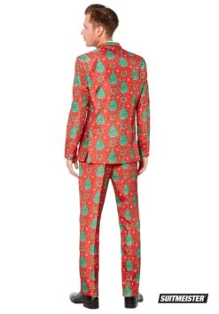 Men's Red Christmas Trees Suitmeister Suit -Halloween Costumes mens christmas trees suitmiester suit 1
