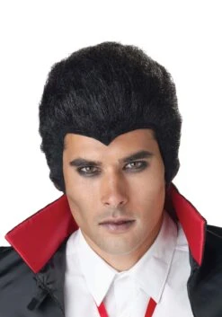 Classic Black Vampire Wig For Men