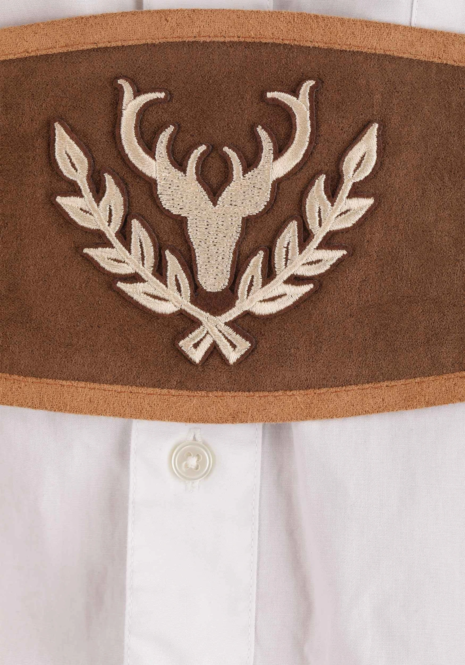 Classic Brown Lederhosen Oktoberfest Costume For Men 6 Classic Brown Lederhosen Oktoberfest Costume For Men - Image 4