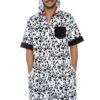 LEG AVENUE Dalmatian Dog RompHim Costume For Men 1 LEG AVENUE Dalmatian Dog RompHim Costume For Men -Halloween Costumes mens dalmation dog romphim