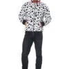 Men's Dalmatian Hoodie Costume 2 Men's Dalmatian Hoodie Costume -Halloween Costumes mens dalmation hoodie