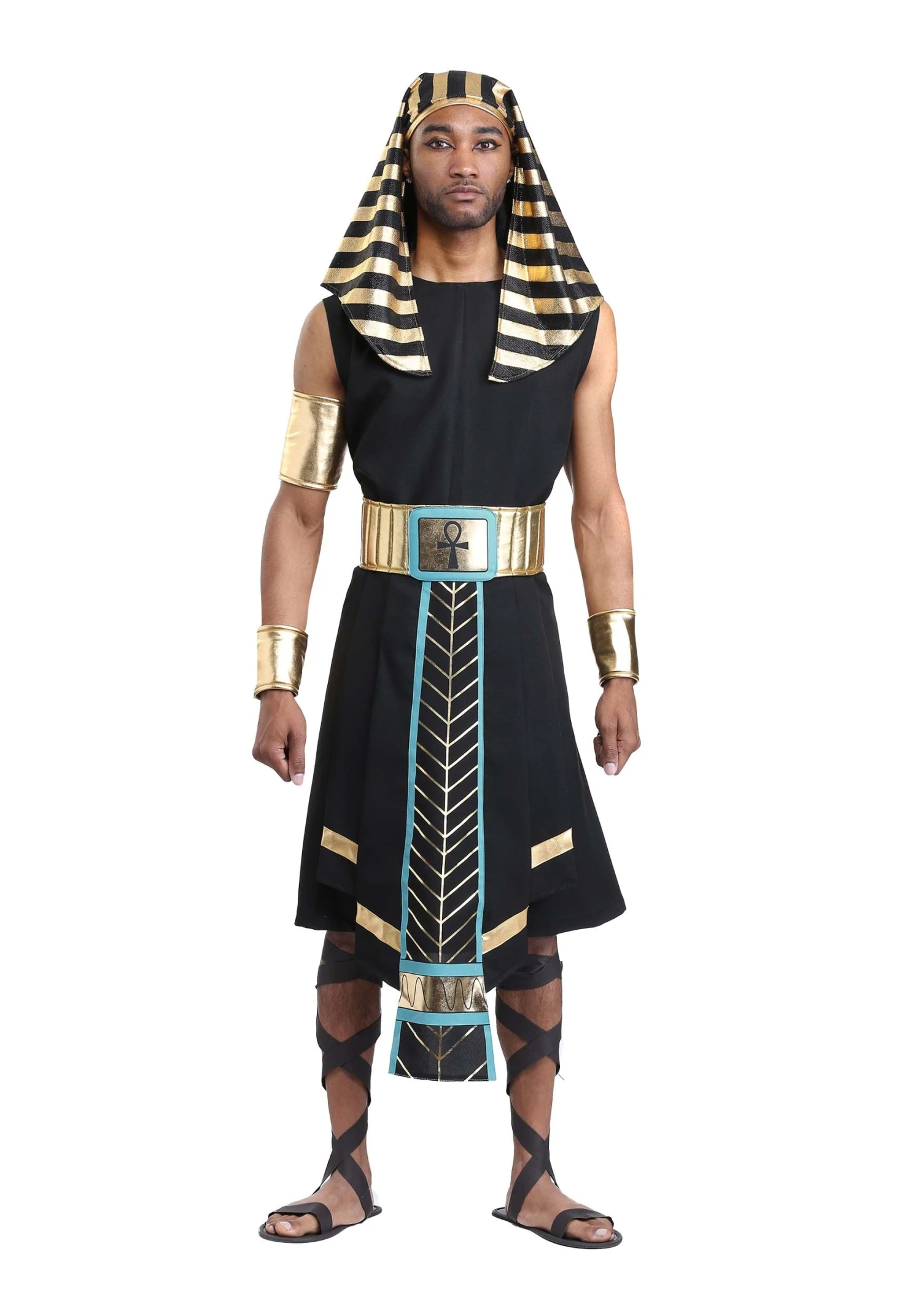 Men's Plus Size Dark Pharaoh Costume 4 Men's Plus Size Dark Pharaoh Costume - Image 2