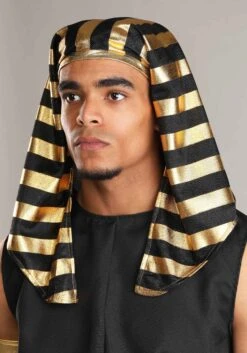 Dark Egyptian Pharaoh Men's Costume -Halloween Costumes mens dark pharaoh alt 4