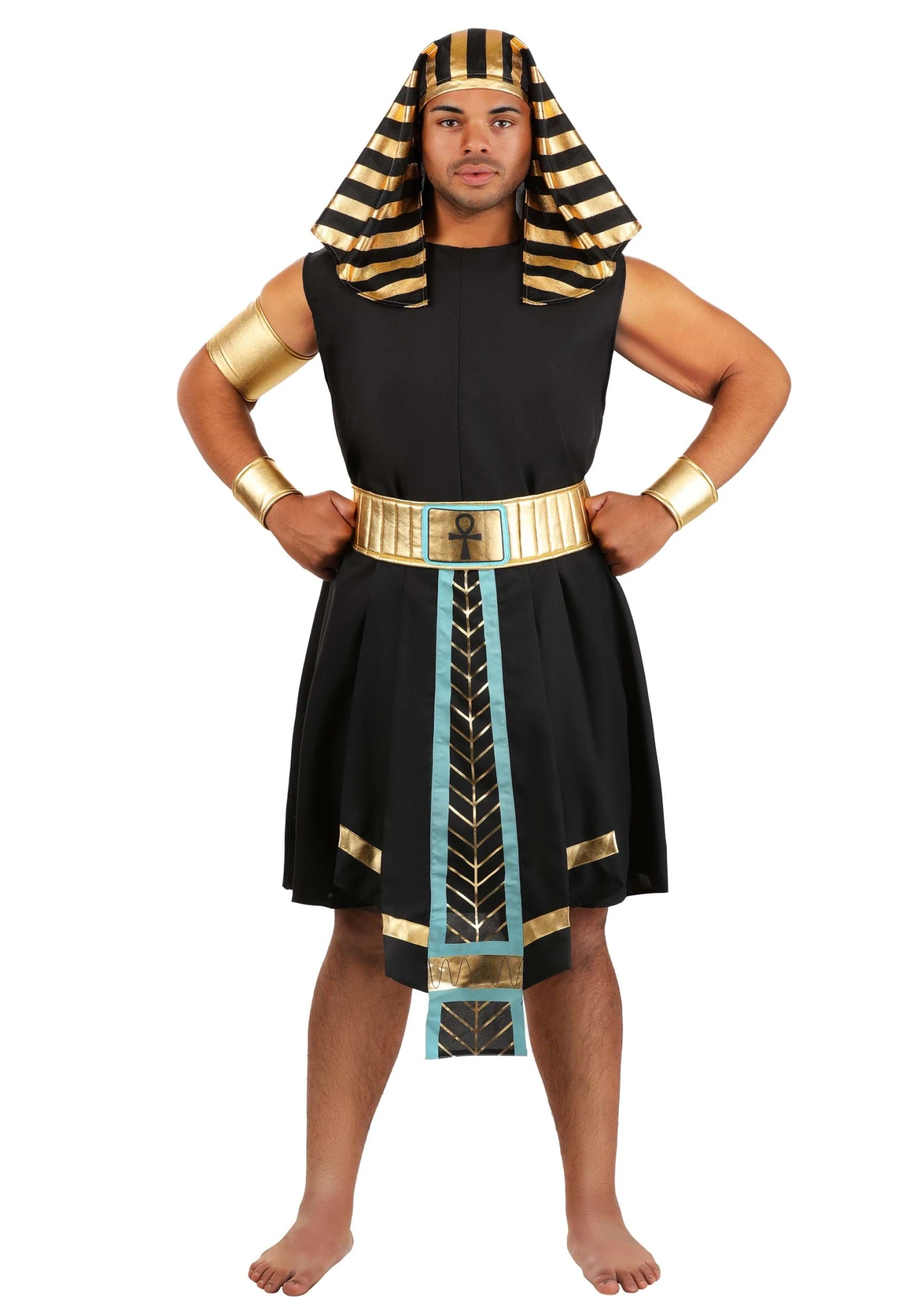 Men's Plus Size Dark Pharaoh Costume 3 Men's Plus Size Dark Pharaoh Costume