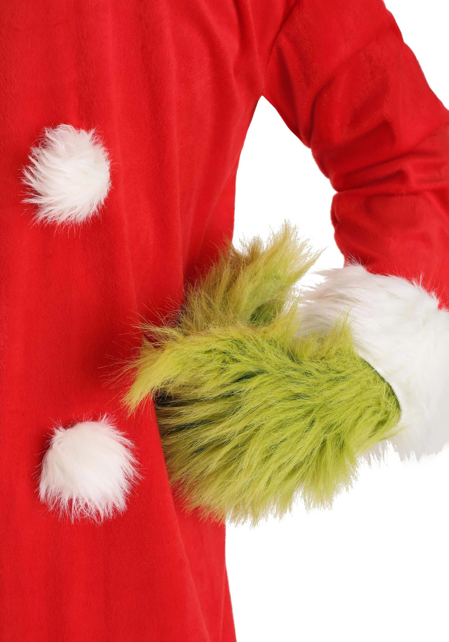 Dr. Seuss Deluxe Grinch Costume For Men 4 Dr. Seuss Deluxe Grinch Costume For Men - Image 2