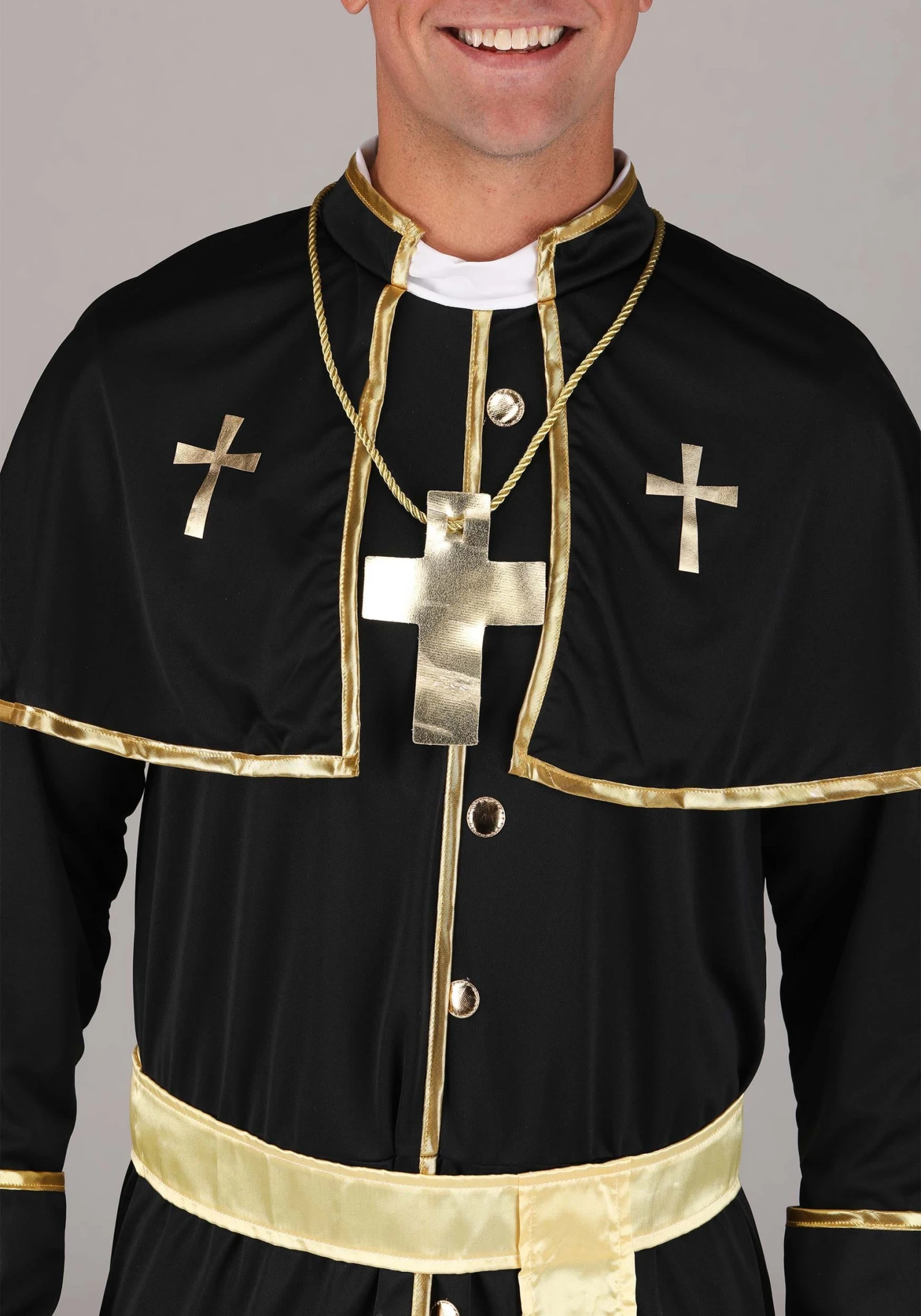 Men's Deluxe Priest Costume 4 Men's Deluxe Priest Costume - Image 2