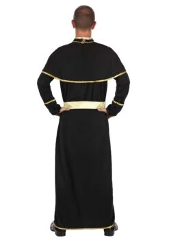 Men's Deluxe Priest Costume 7 Men's Deluxe Priest Costume -Halloween Costumes mens deluxe priest costume alt 2