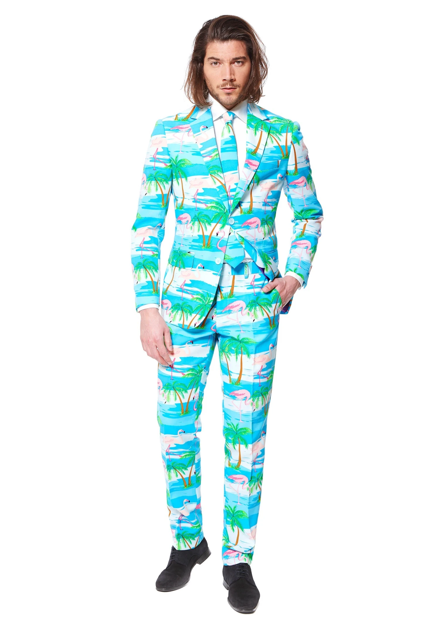 Men's OppoSuits Flamingo Suit 3 Men's OppoSuits Flamingo Suit