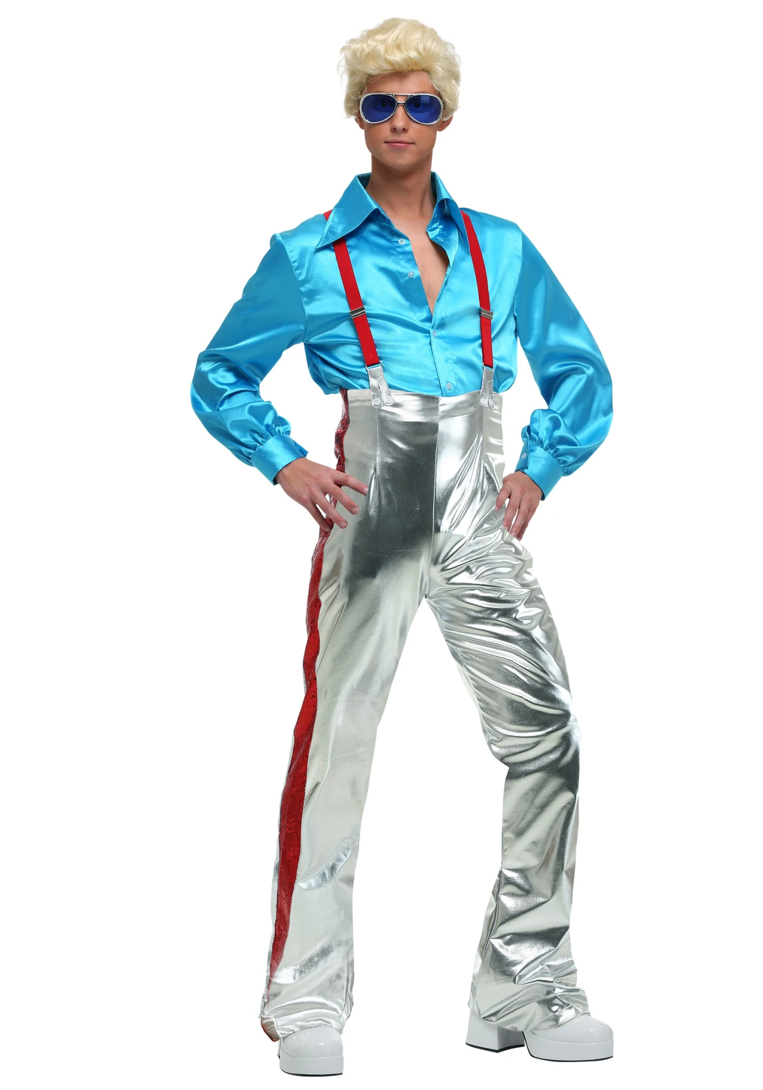 Men's Funky Disco Plus Size Costume 5 Men's Funky Disco Plus Size Costume - Image 3