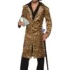 Men's Funky Leopard Pimp Costume -Halloween Costumes mens funky leopard pimp costume