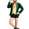 Men's Gold And Green Leprechaun Costume -Halloween Costumes mens gold and green leprechaun costume