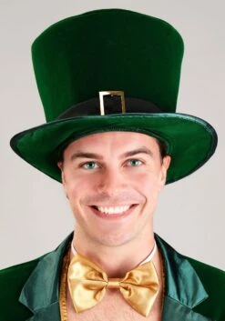 Men's Gold And Green Leprechaun Costume 16 Men's Gold And Green Leprechaun Costume -Halloween Costumes mens gold and green leprechaun costume alt 3