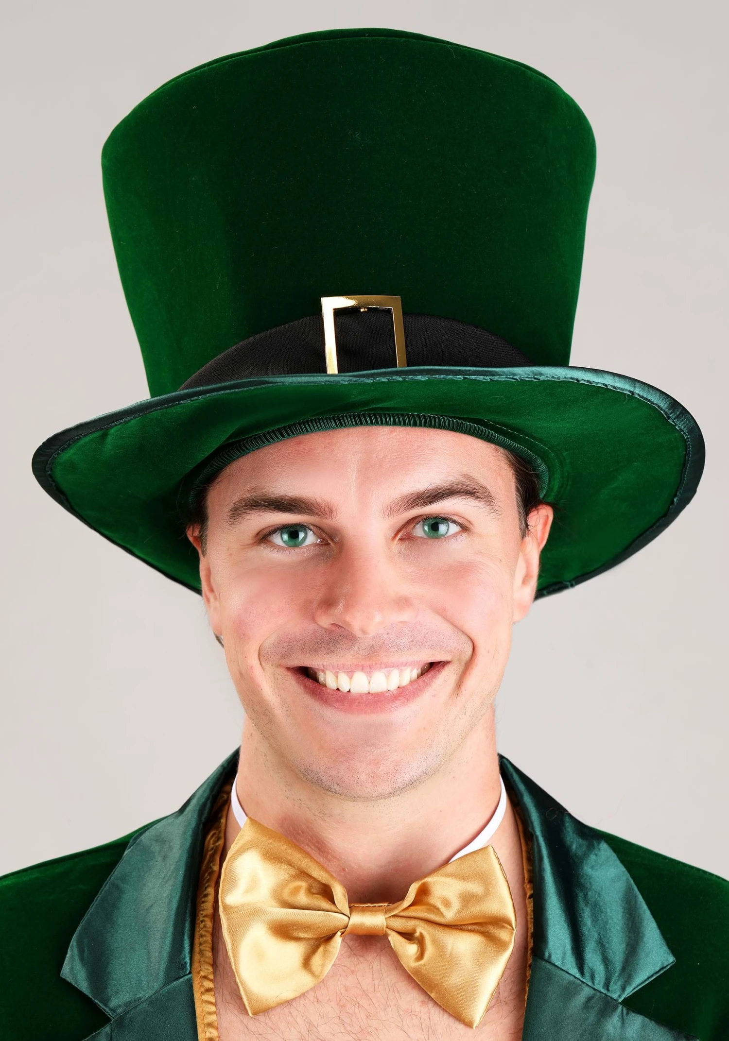 Men's Gold And Green Leprechaun Costume 6 Men's Gold And Green Leprechaun Costume - Image 4