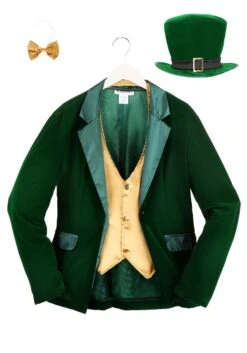 Men's Gold And Green Leprechaun Costume 20 Men's Gold And Green Leprechaun Costume -Halloween Costumes mens gold and green leprechaun costume alt 7
