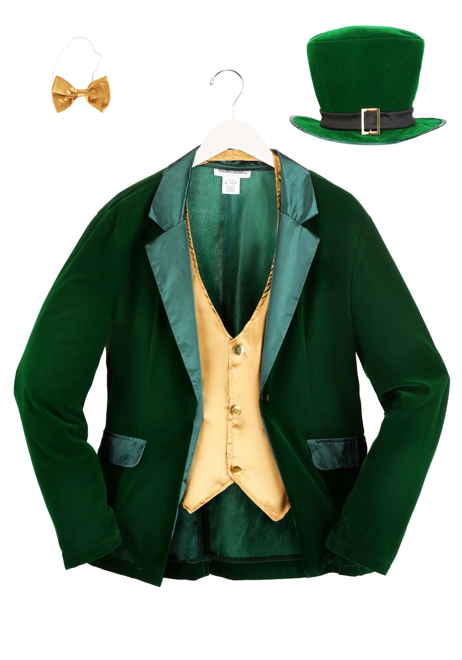 Men's Gold And Green Leprechaun Costume 10 Men's Gold And Green Leprechaun Costume - Image 8