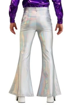 Holographic Disco Pants 13 Holographic Disco Pants -Halloween Costumes mens holographic disco pants alt 5