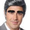 Men's Johnny Wig And Eyebrows -Halloween Costumes mens johnny wig and eyebrows